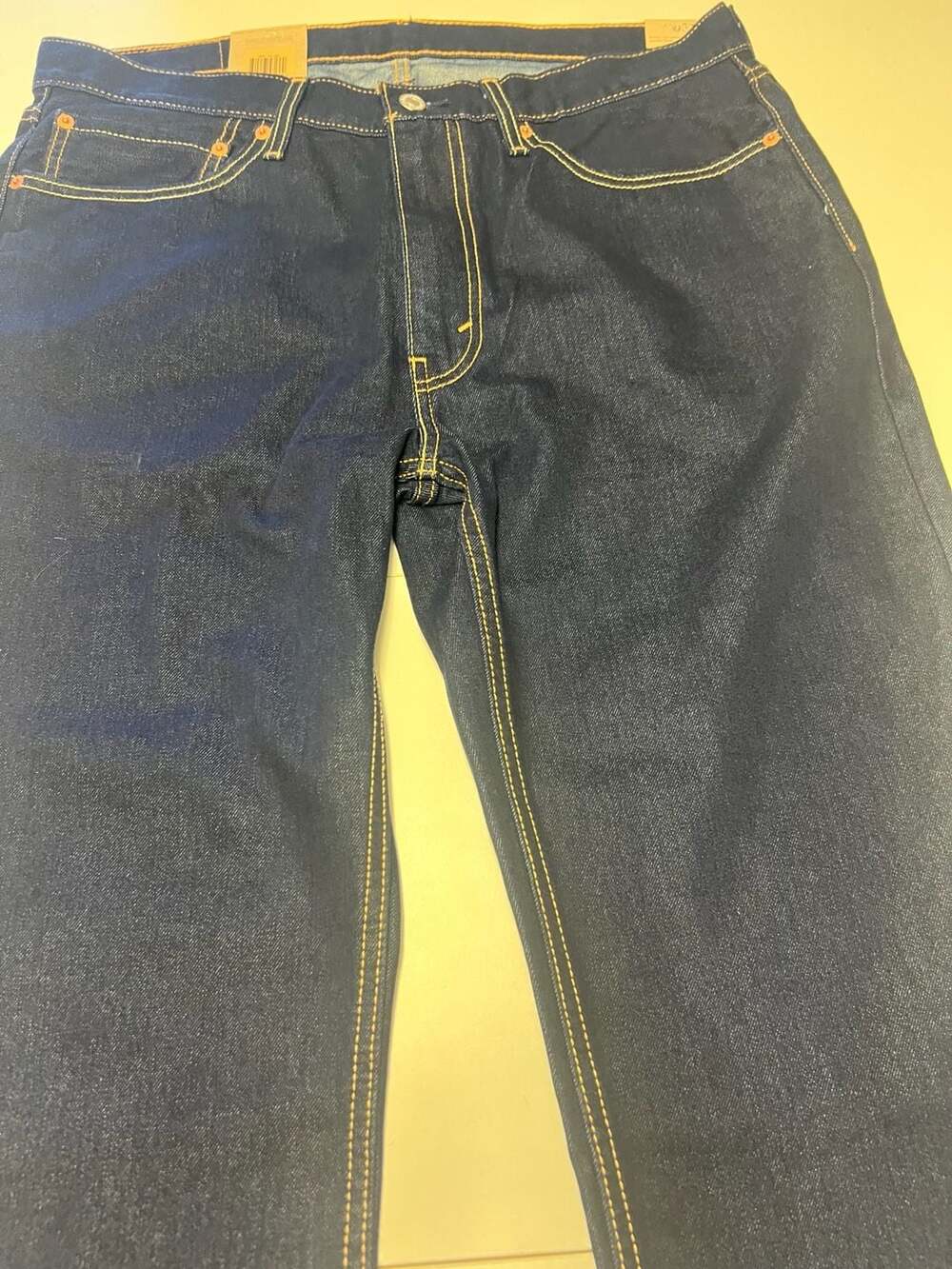 Levi's 514 Straight Dark Wash Denim Jeans Mens 36x30 New With Tags